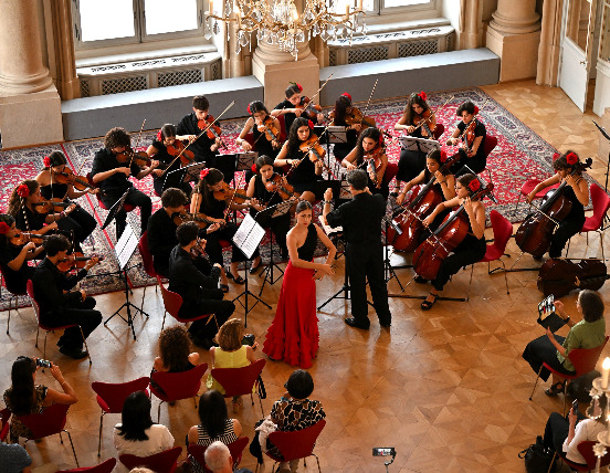 Un momento de la actuación en el Palacio del Primado / Bratislava Music Agency